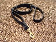 dog leash made of leather for dog training