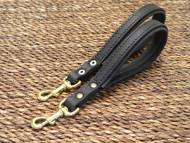 Short leather leash