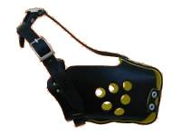 leather dog muzzle